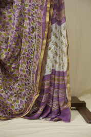 Purple HBP Georgette Saree - SRPHGS68