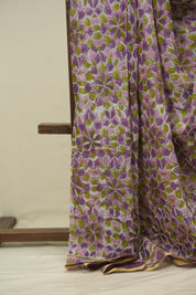 Purple HBP Georgette Saree - SRPHGS68
