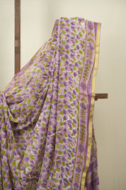 Purple HBP Georgette Saree - SRPHGS68