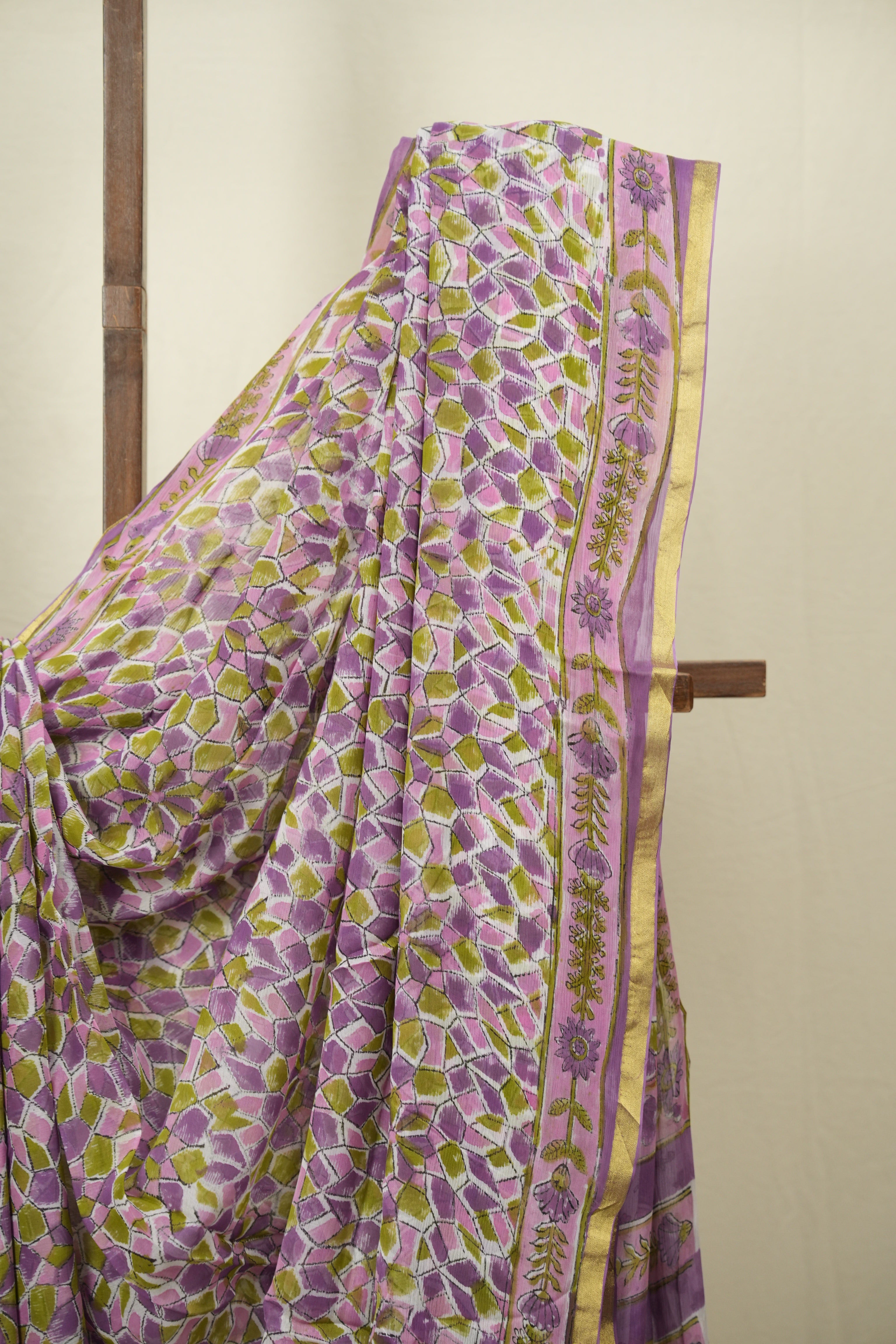 Purple HBP Georgette Saree - SRPHGS68