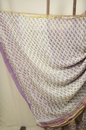Purple HBP Georgette Saree - SRPHGS68
