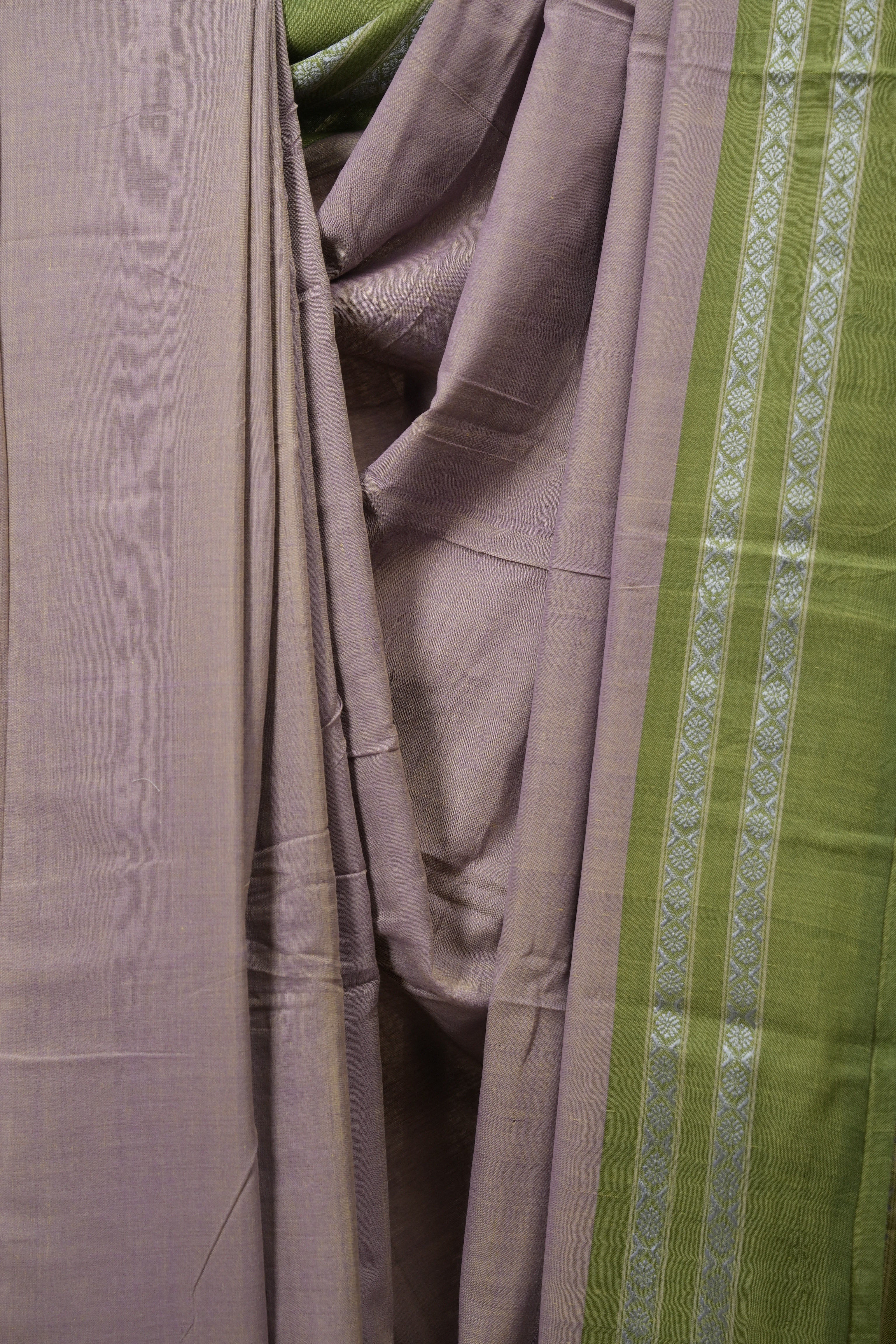 Lavender Cotton IIkal Saree - SRLCIS1126
