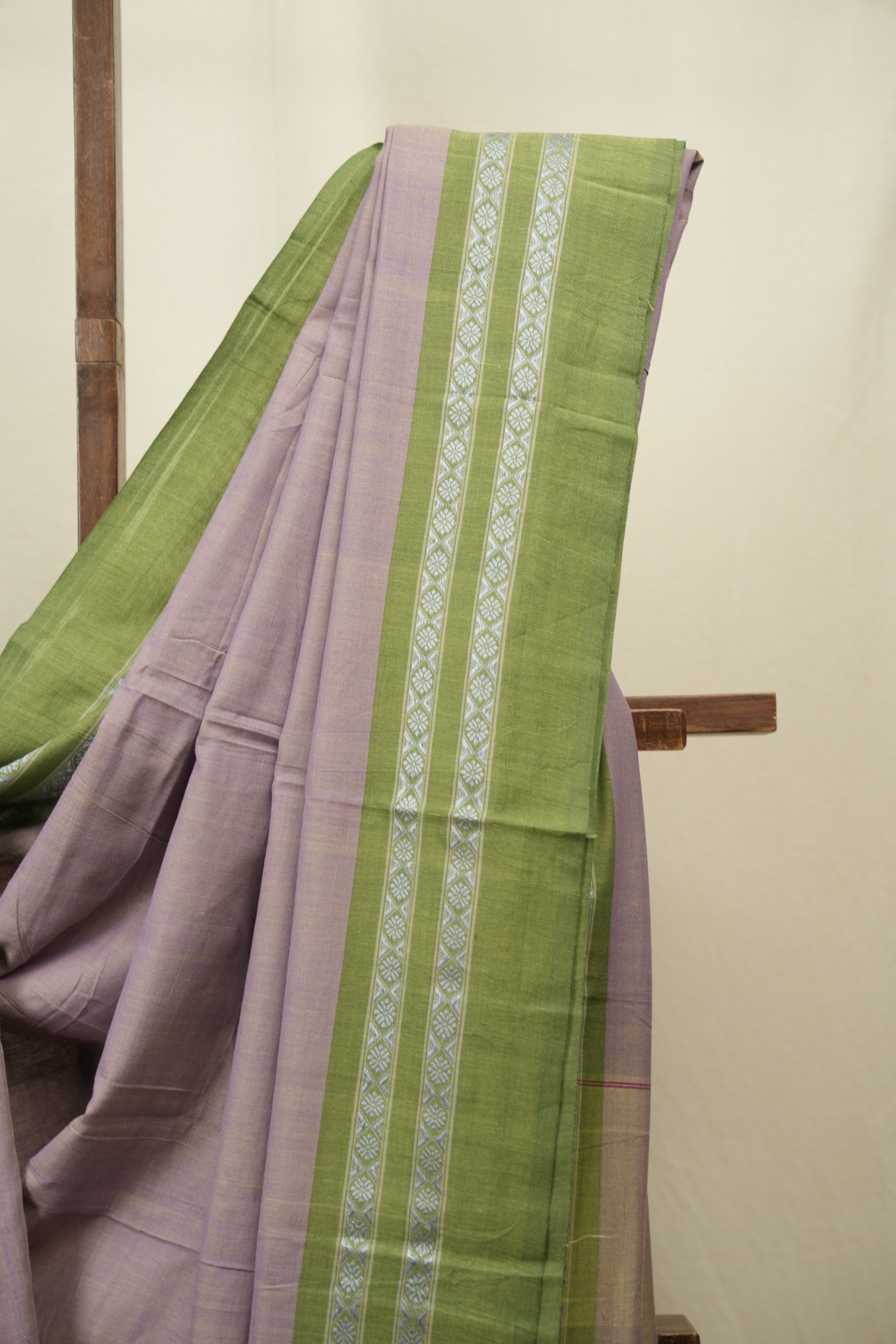 Lavender Cotton IIkal Saree - SRLCIS1126
