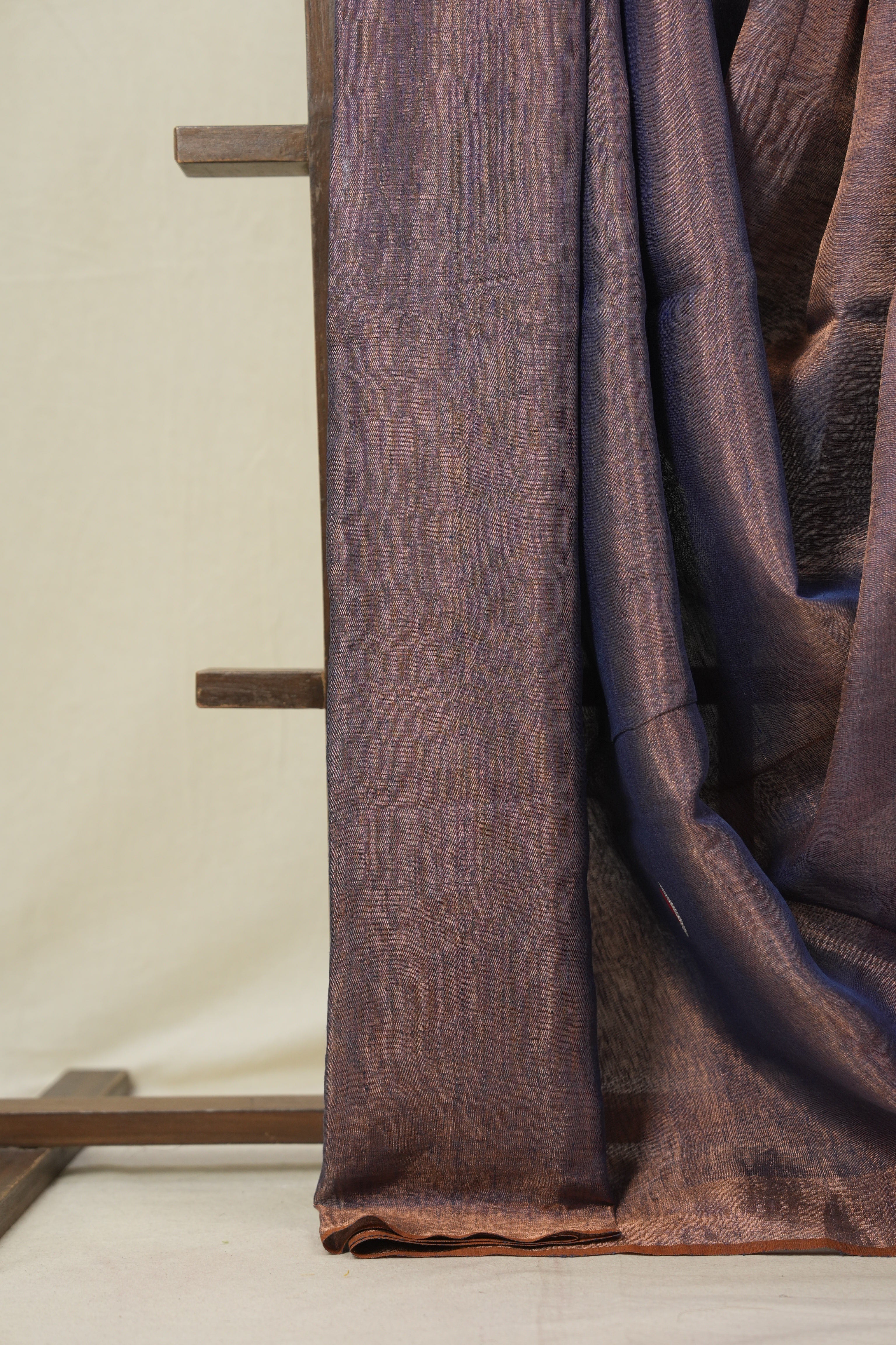 Blue Tissue Linen Jamdani Saree - SRPTLJS176