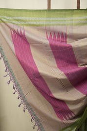 Lavender Cotton IIkal Saree - SRLCIS1126