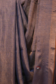 Blue Tissue Linen Jamdani Saree - SRPTLJS176
