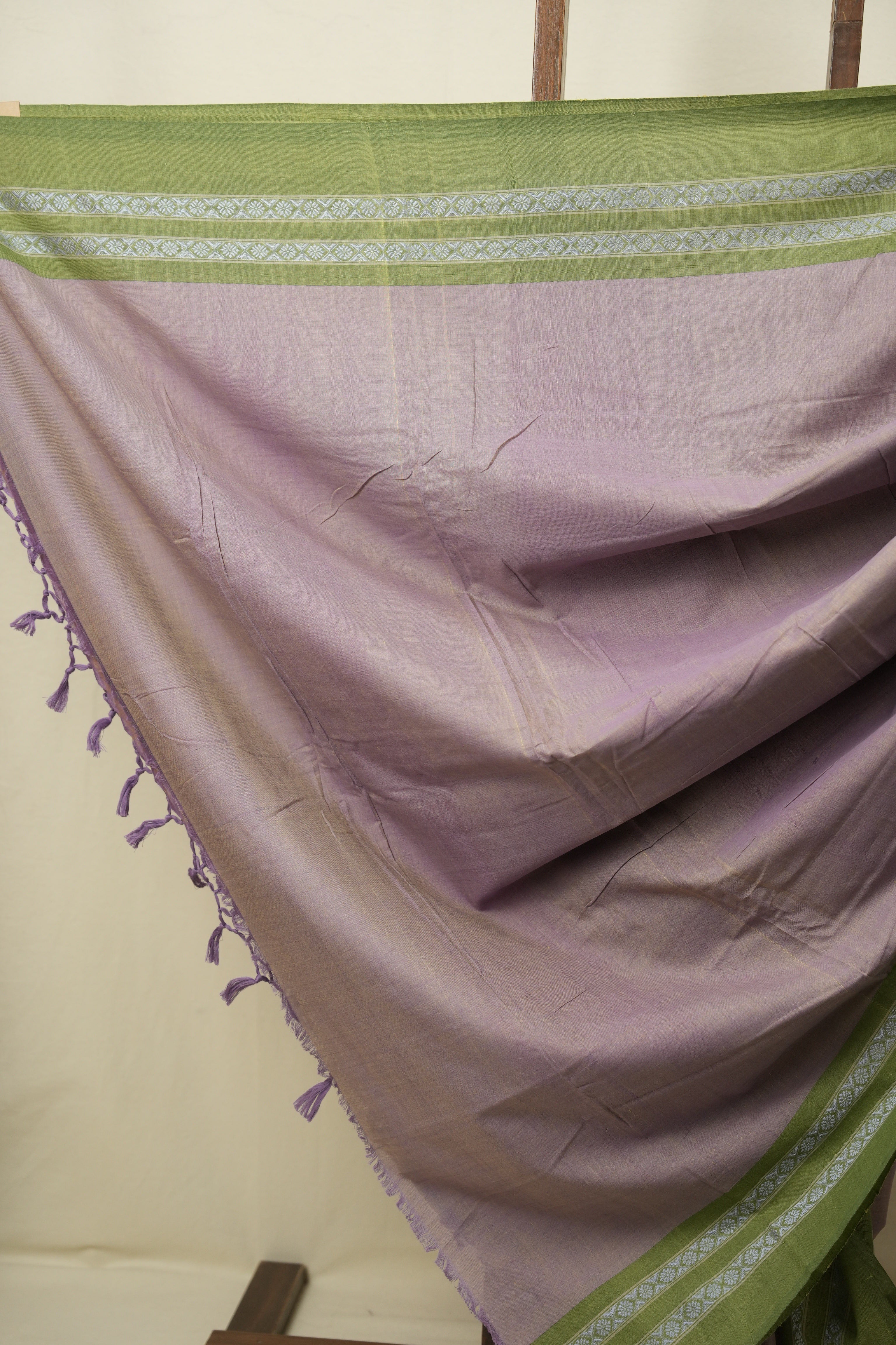 Lavender Cotton IIkal Saree - SRLCIS1126