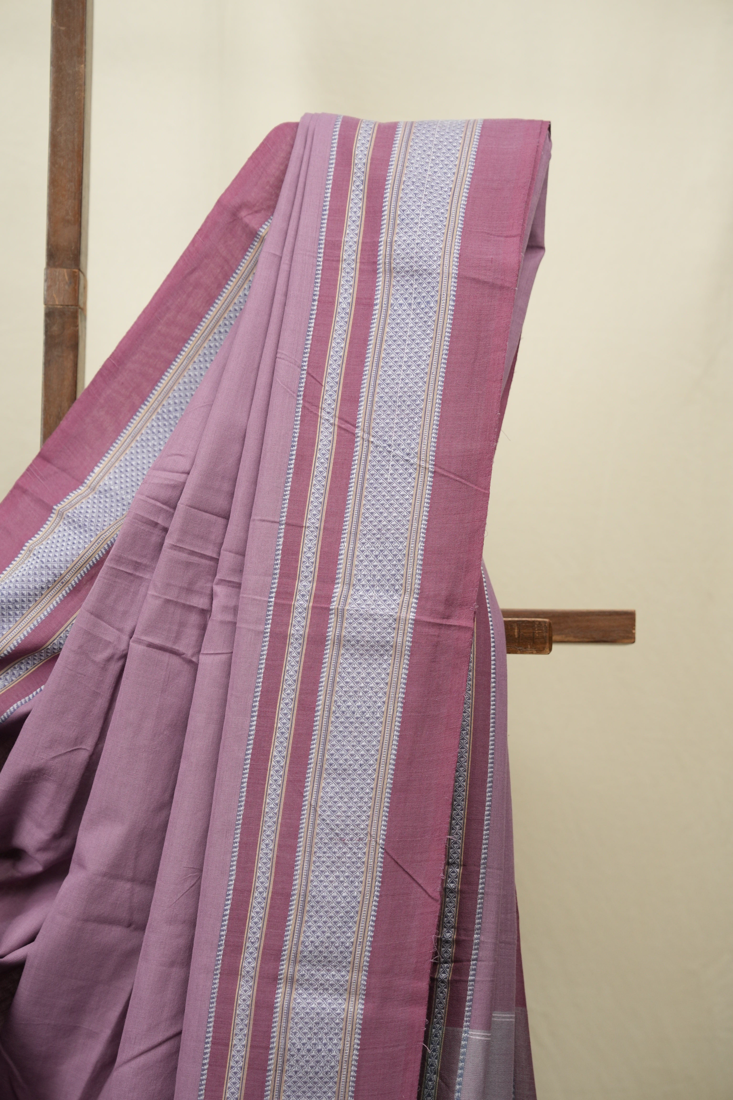Lilac Cotton IIkal Saree - SRLCIS1125