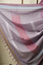 Lilac Cotton IIkal Saree - SRLCIS1125
