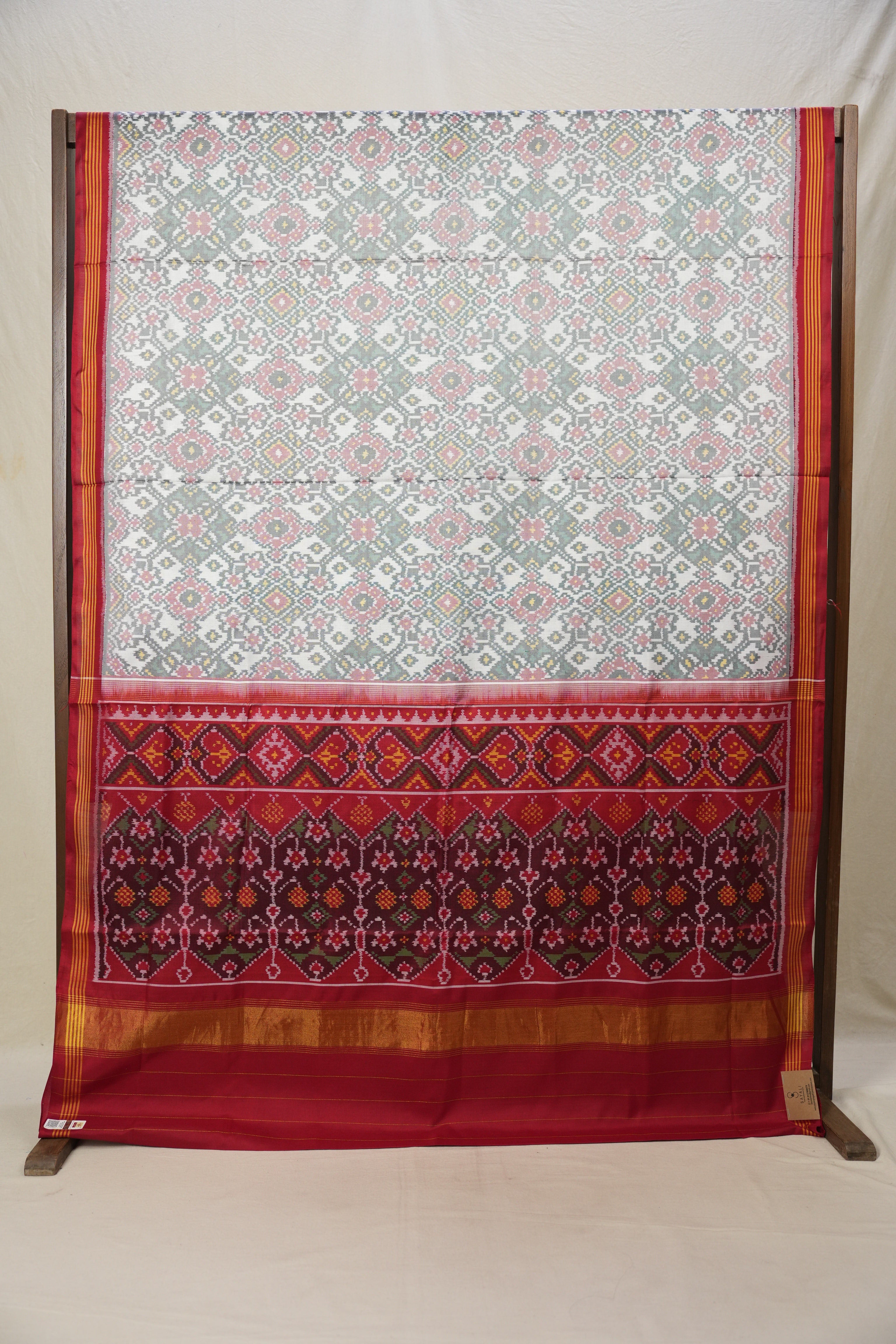 Multicolour Rajkot Patola Silk Saree - SRMRPSS536