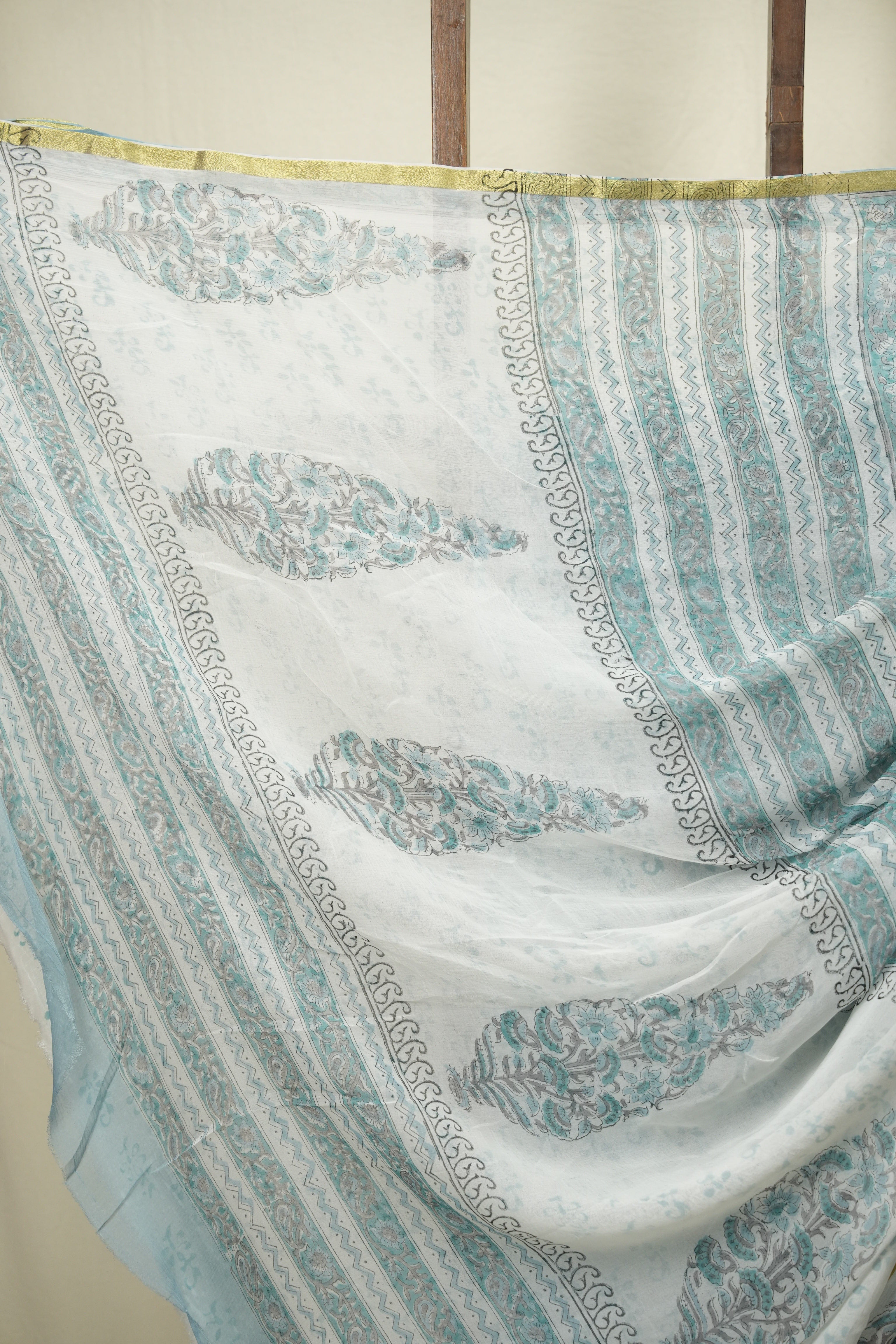 Blue HBP Georgette Saree - SRBGHGS52