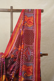 Multicolour Rajkot Patola Silk Saree - SRMRPSS553