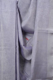 Lavendar Tissue Linen Jamdani Saree - SRLTLJS174