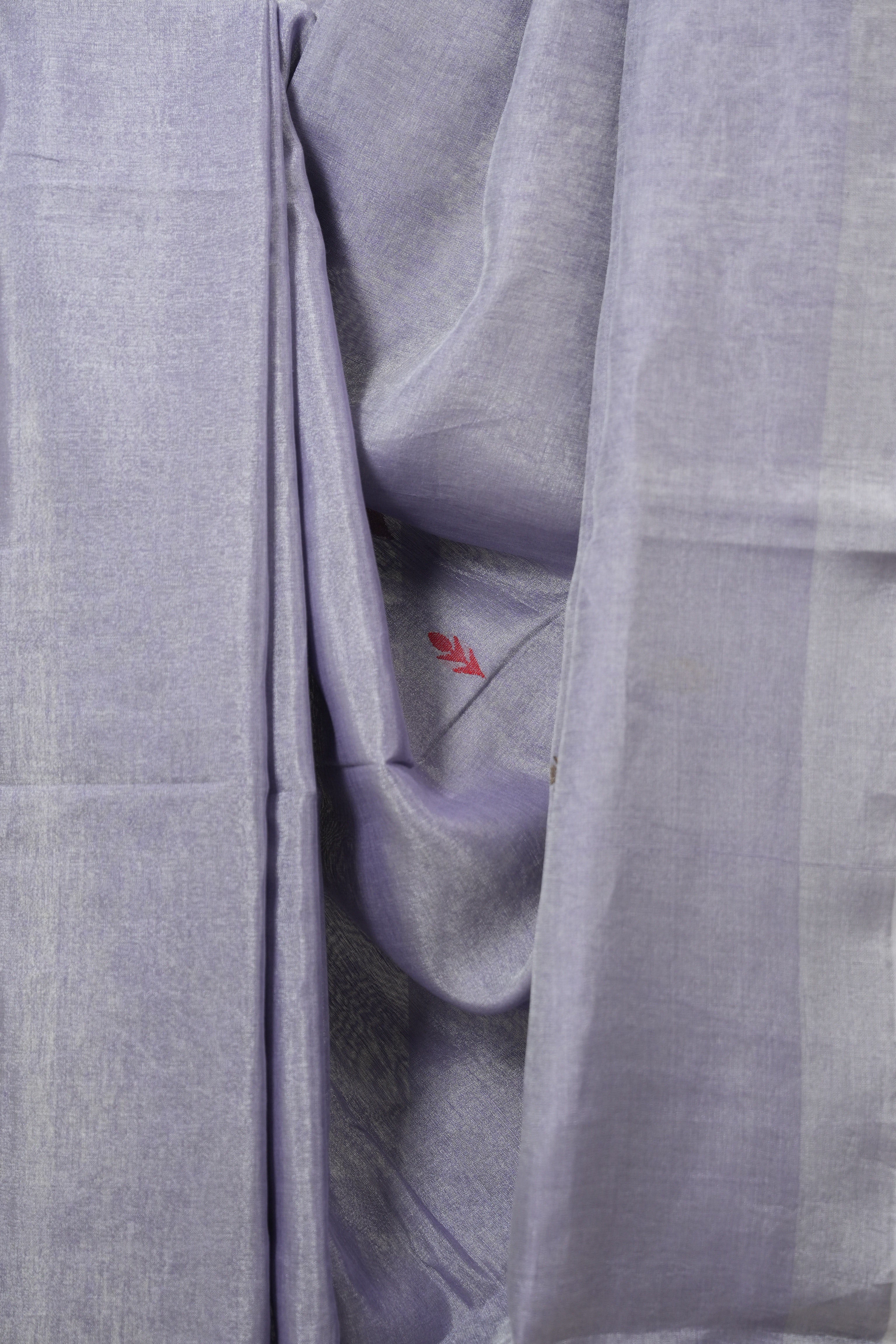 Lavendar Tissue Linen Jamdani Saree - SRLTLJS174