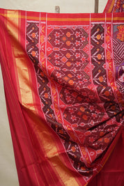 Multicolour Rajkot Patola Silk Saree - SRMRPSS553
