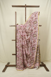 Pink HBP Georgette Saree - SRPHGS60