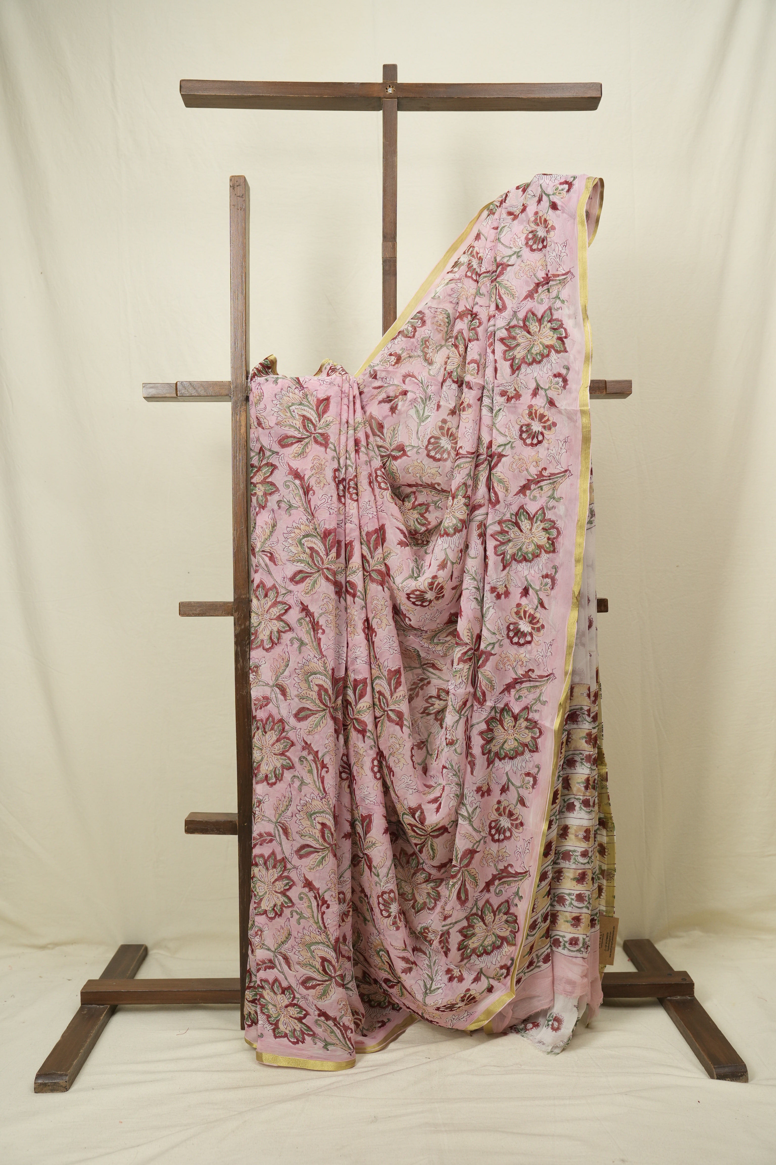 Pink HBP Georgette Saree - SRPHGS60