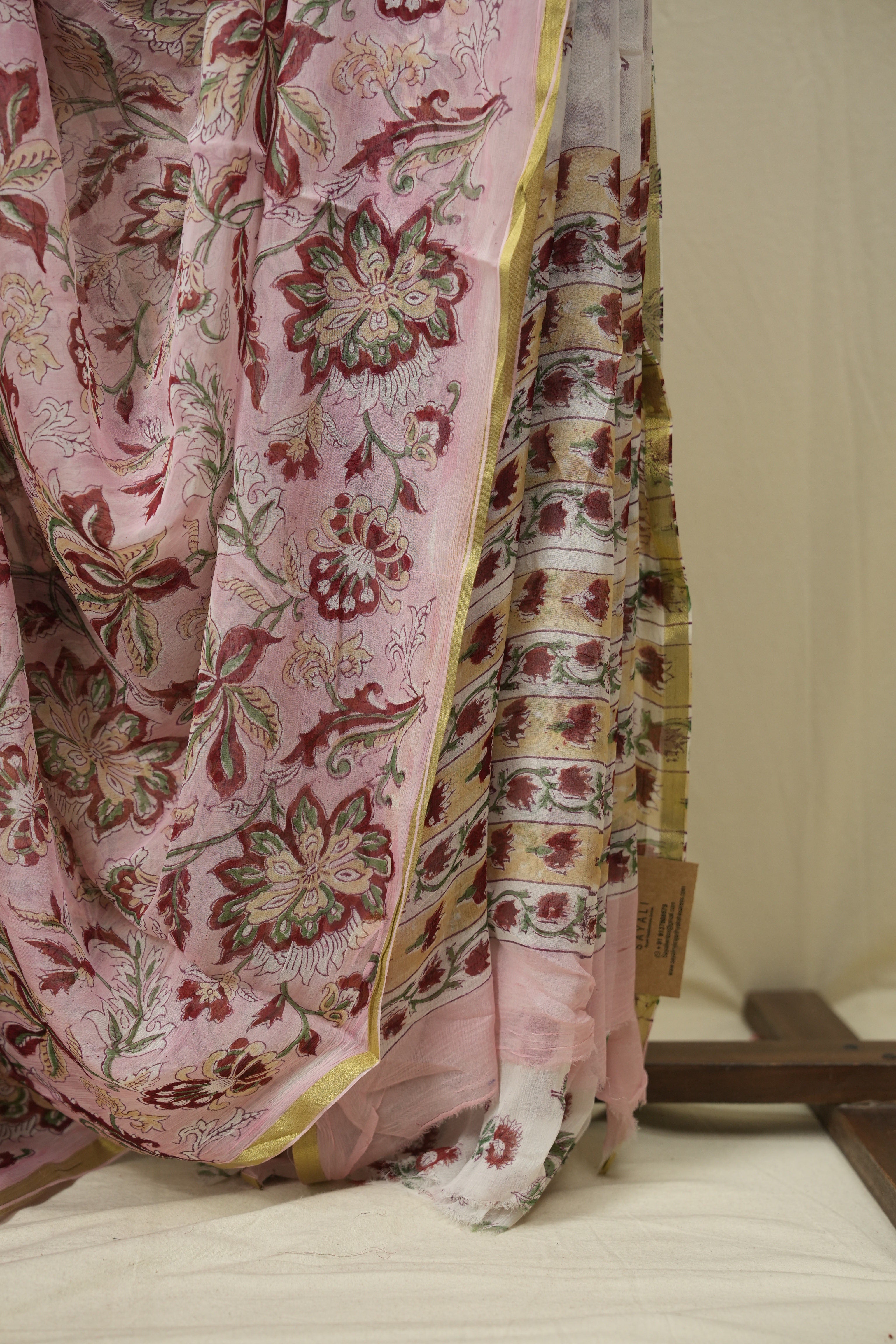 Pink HBP Georgette Saree - SRPHGS60