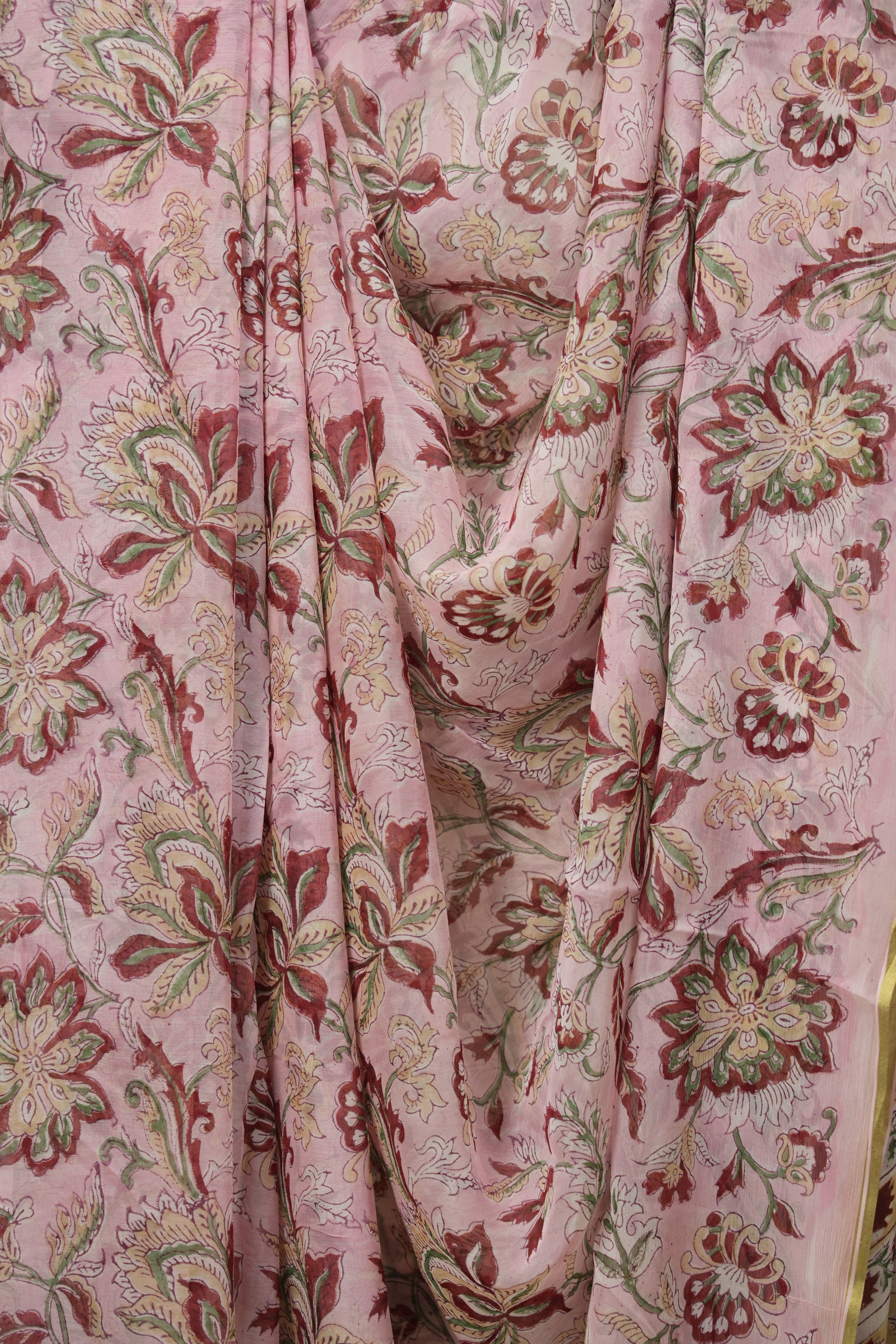 Pink HBP Georgette Saree - SRPHGS60