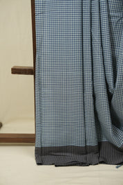 Blue Cotton IIkal Saree - SRBCIS1141