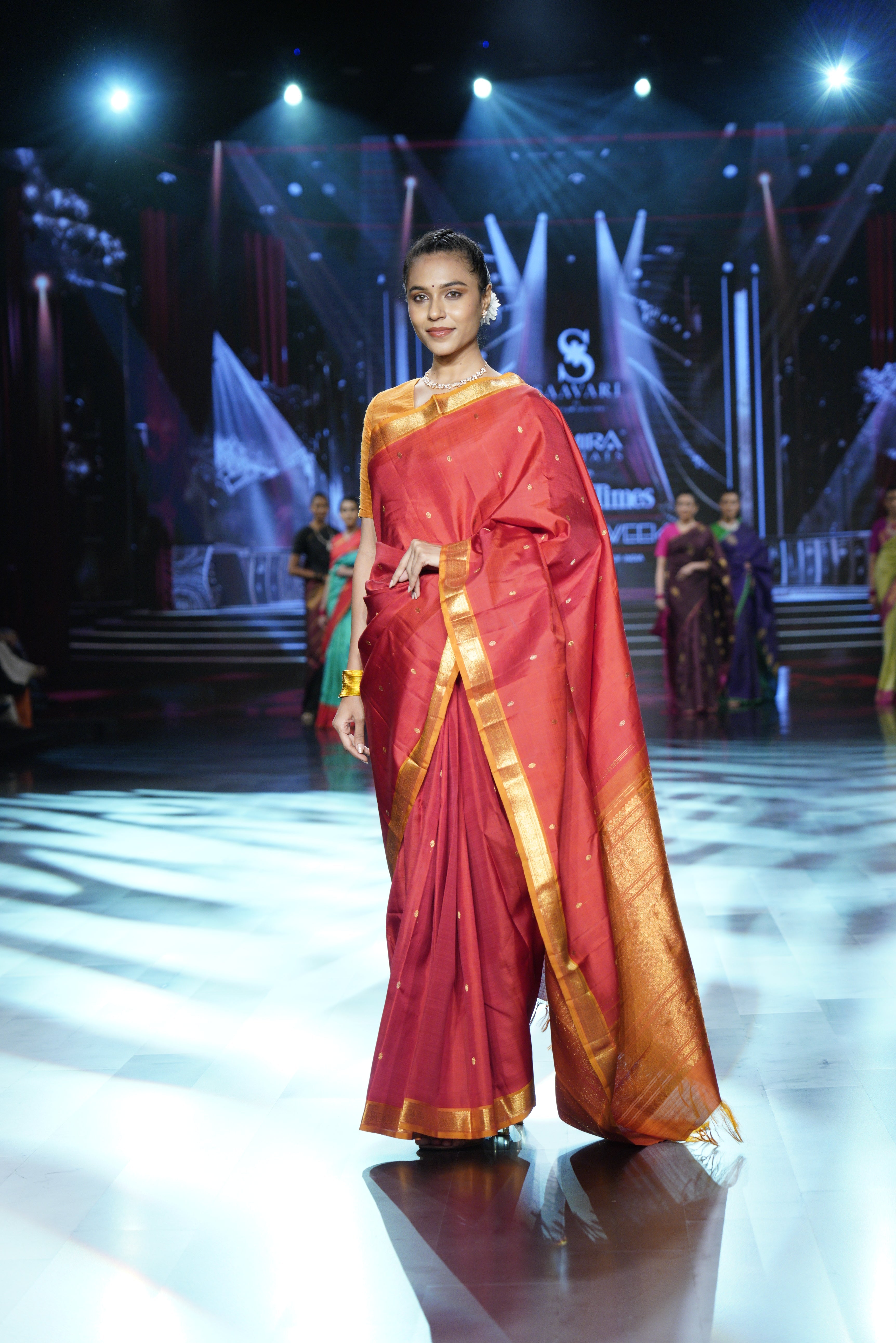 Rangadhara Kanjeevaram Silk Saree - Saavari - SSRKSS47