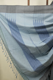 Blue Cotton IIkal Saree - SRBCIS1141