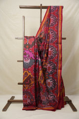 Green Red Rajkot Patola Silk Saree - SRGRRPSS550