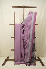 Lilac Cotton IIkal Saree - SRLCIS1138