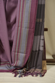Lilac Cotton IIkal Saree - SRLCIS1138