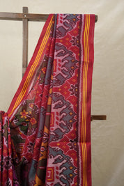 Green Red Rajkot Patola Silk Saree - SRGRRPSS550