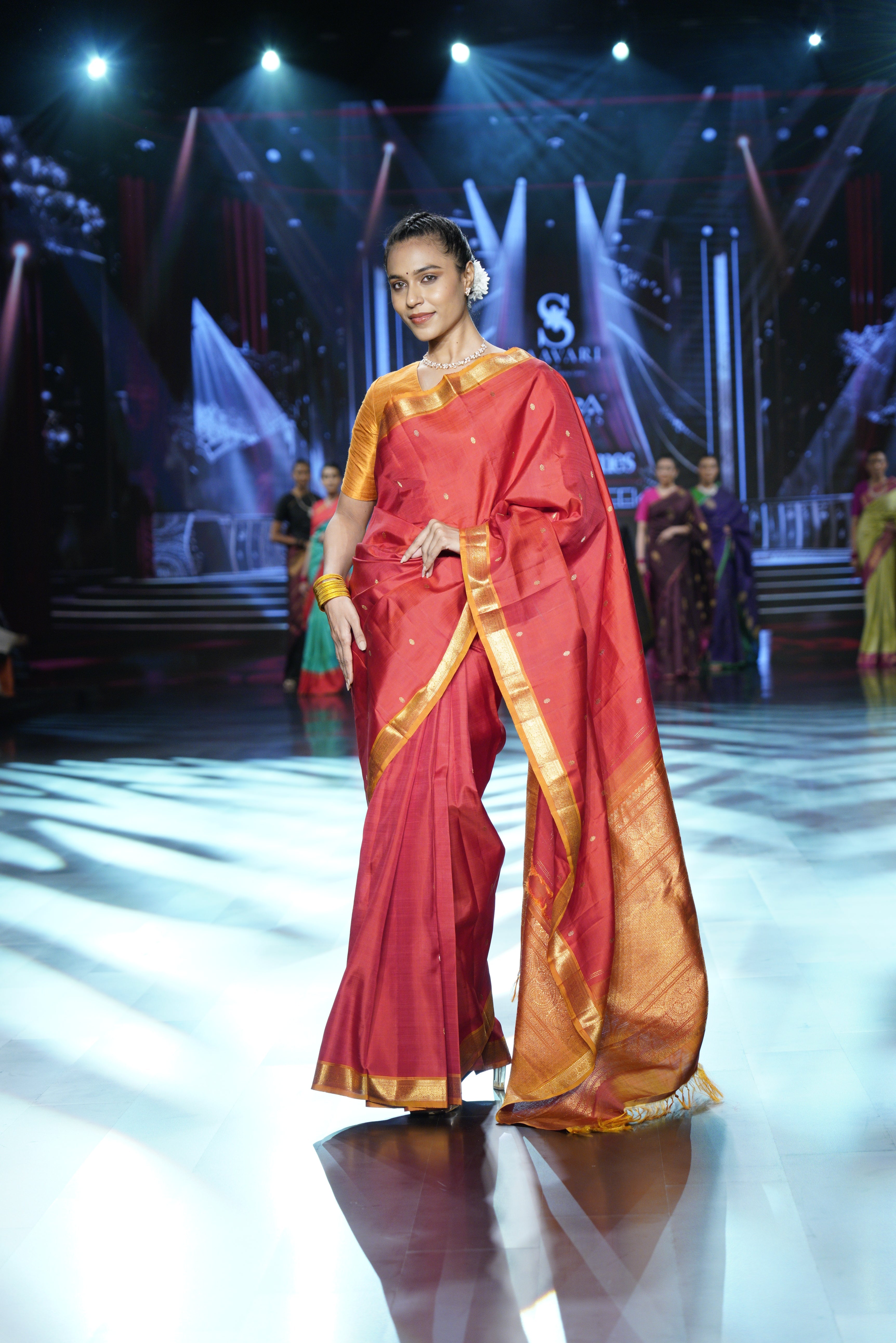 Rangadhara Kanjeevaram Silk Saree - Saavari - SSRKSS47