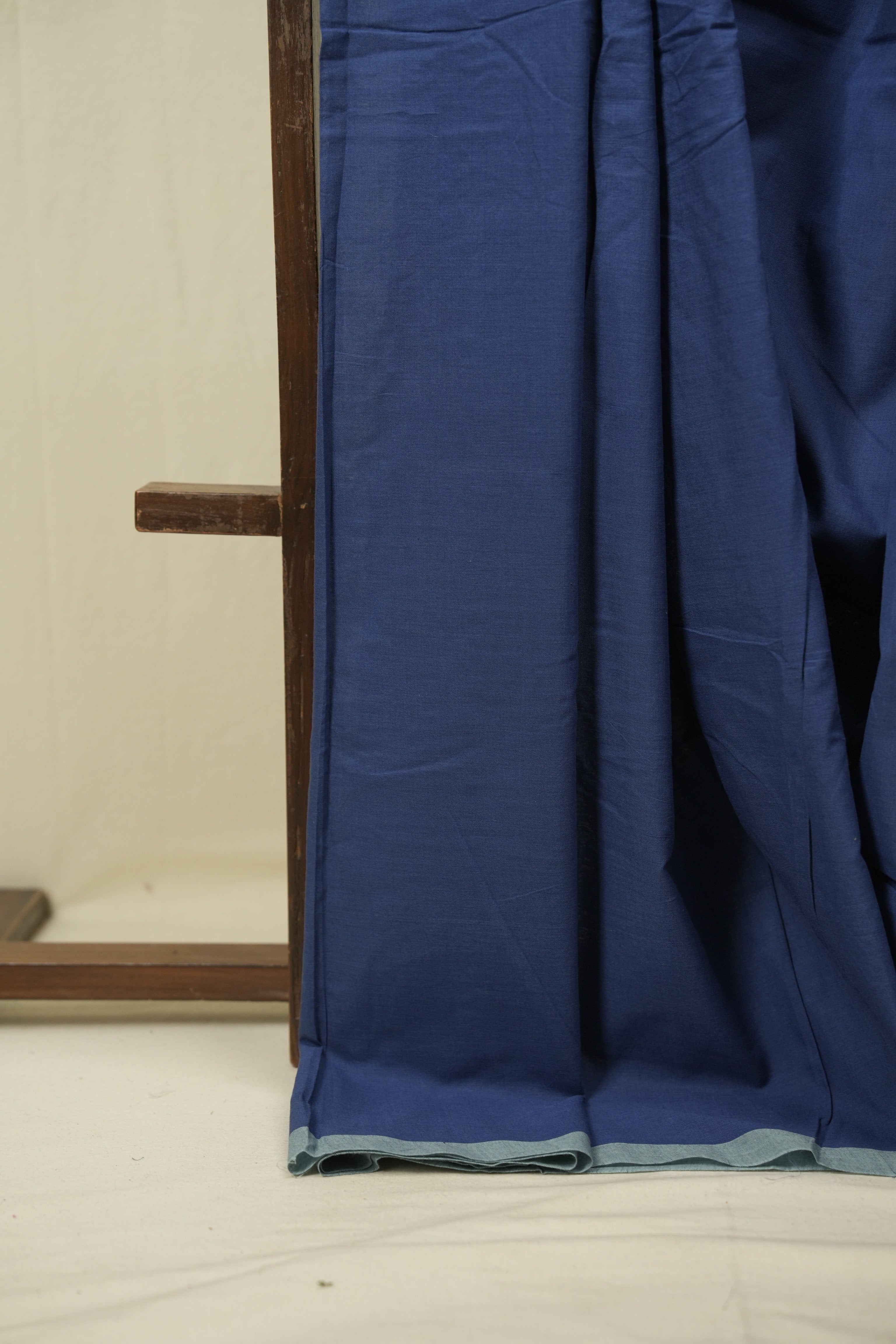 Blue Cotton IIkal Saree - SRBCIS1139