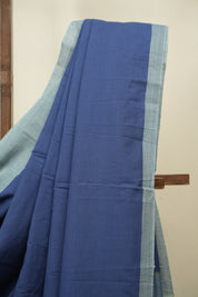 Blue Cotton IIkal Saree - SRBCIS1139