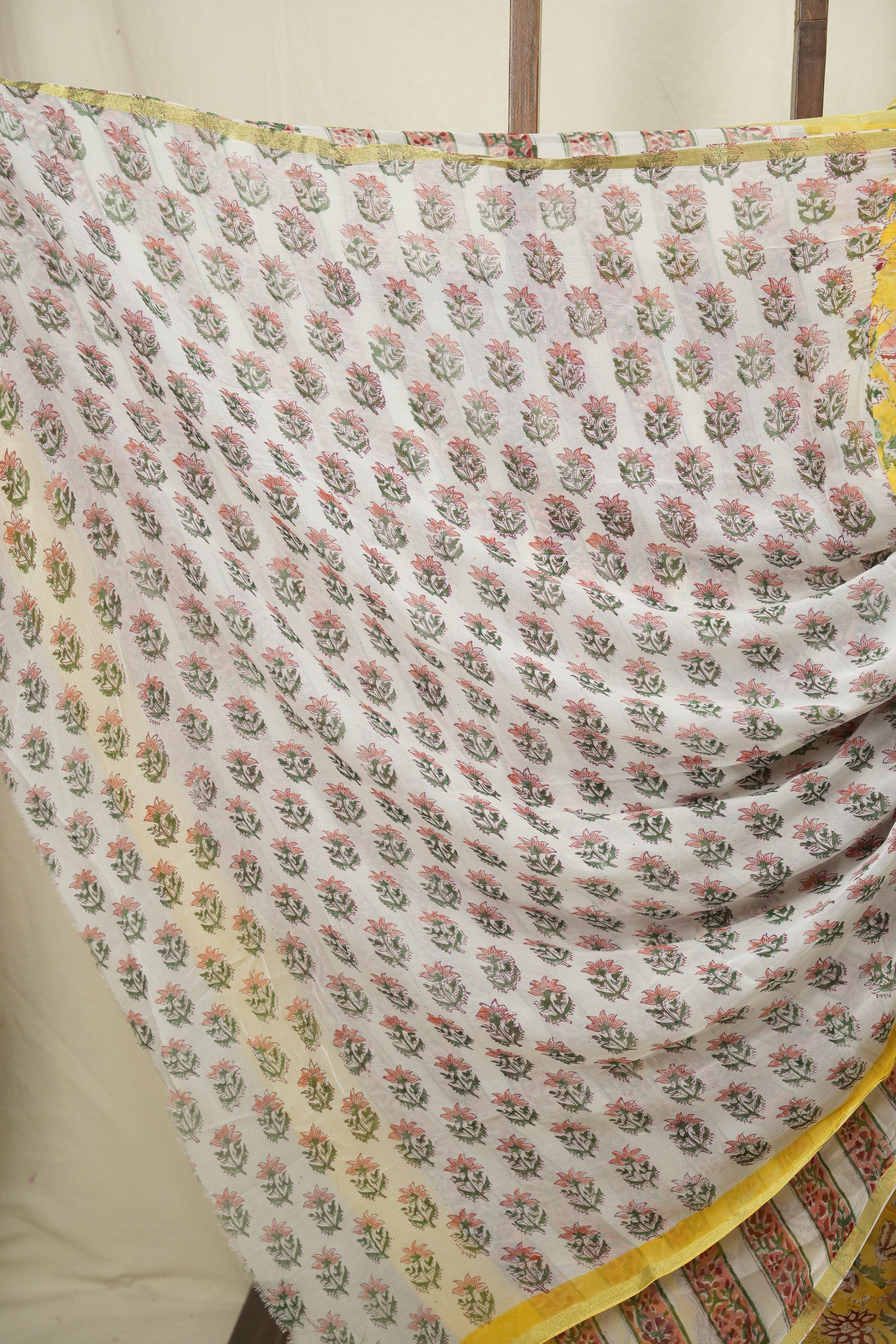 Yellow HBP Georgette Saree - SRYHGS57