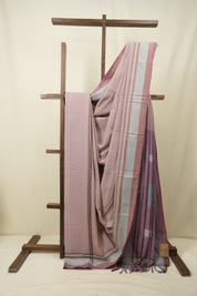 Lilac Cotton IIkal Saree - SRLCIS1107