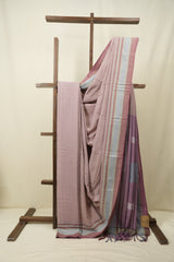 Lilac Cotton IIkal Saree - SRLCIS1107