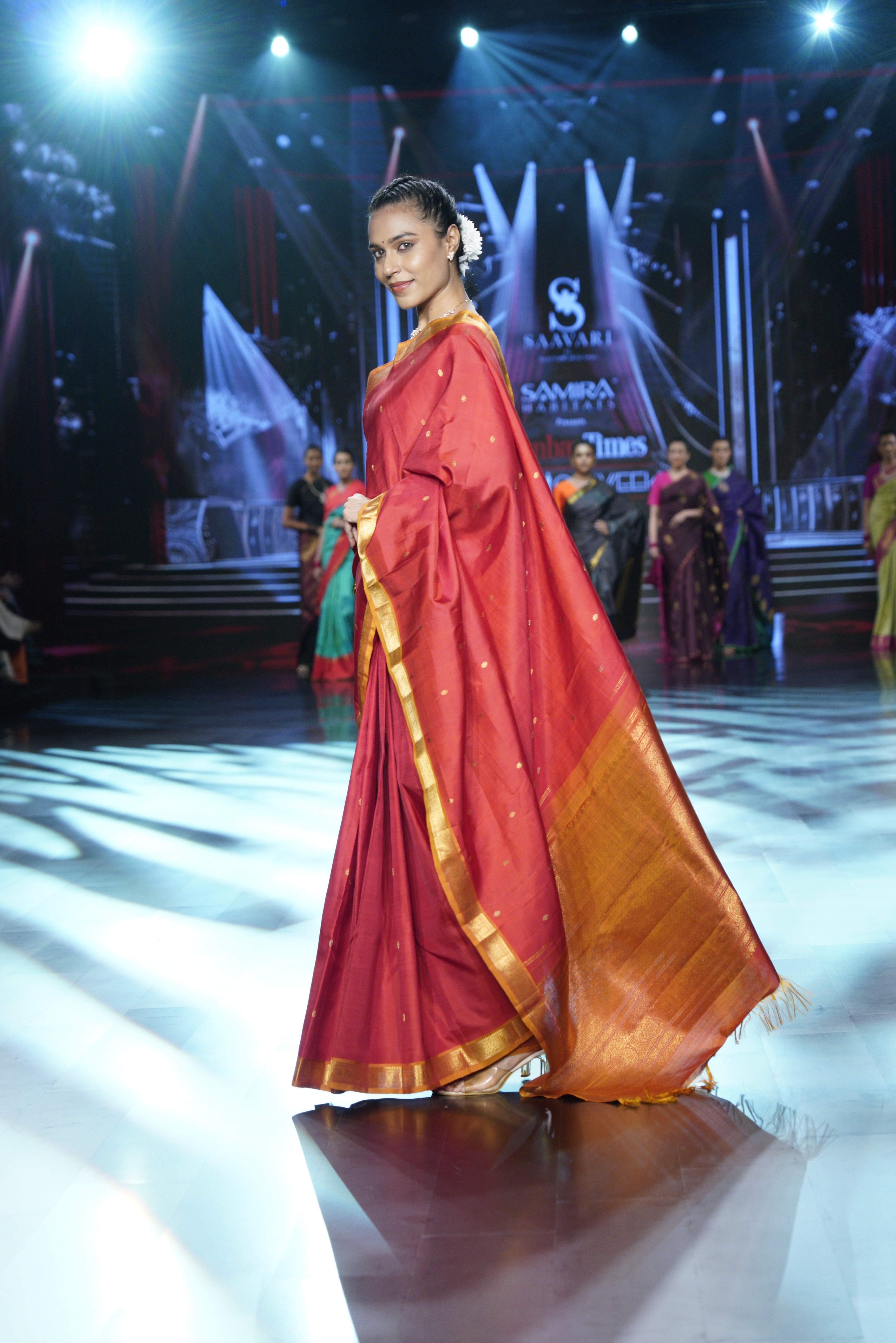 Rangadhara Kanjeevaram Silk Saree - Saavari - SSRKSS47