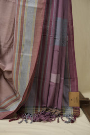 Lilac Cotton IIkal Saree - SRLCIS1107