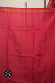 Maroon Red Rajkot Patola Silk Saree - SRMRRPSS547