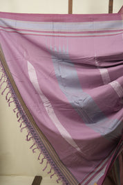 Lilac Cotton IIkal Saree - SRLCIS1107