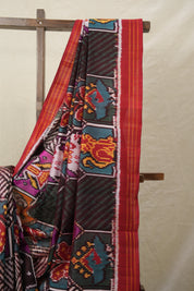 Green Maroon Rajkot Patola Silk Saree - SRGMRPSS564