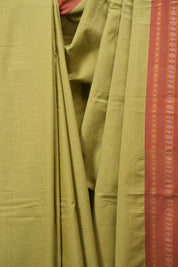 Pista  Cotton IIkal Saree - SRPCIS1106