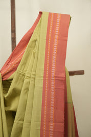 Pista  Cotton IIkal Saree - SRPCIS1106