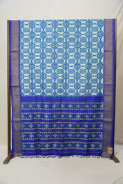 Mint Green Pochampalli Silk Ikat Saree - SRMGPSIS201