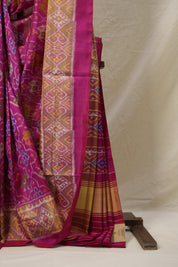 Rani Pink Rajkot Patola Silk Saree - SRRPRPSS563