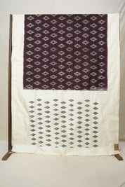 Wine Pochampalli Silk Ikat Saree - SRWPSIS291