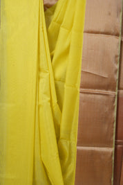 Neon Yellow Chanderi Silk Saree-SRNYCSS35