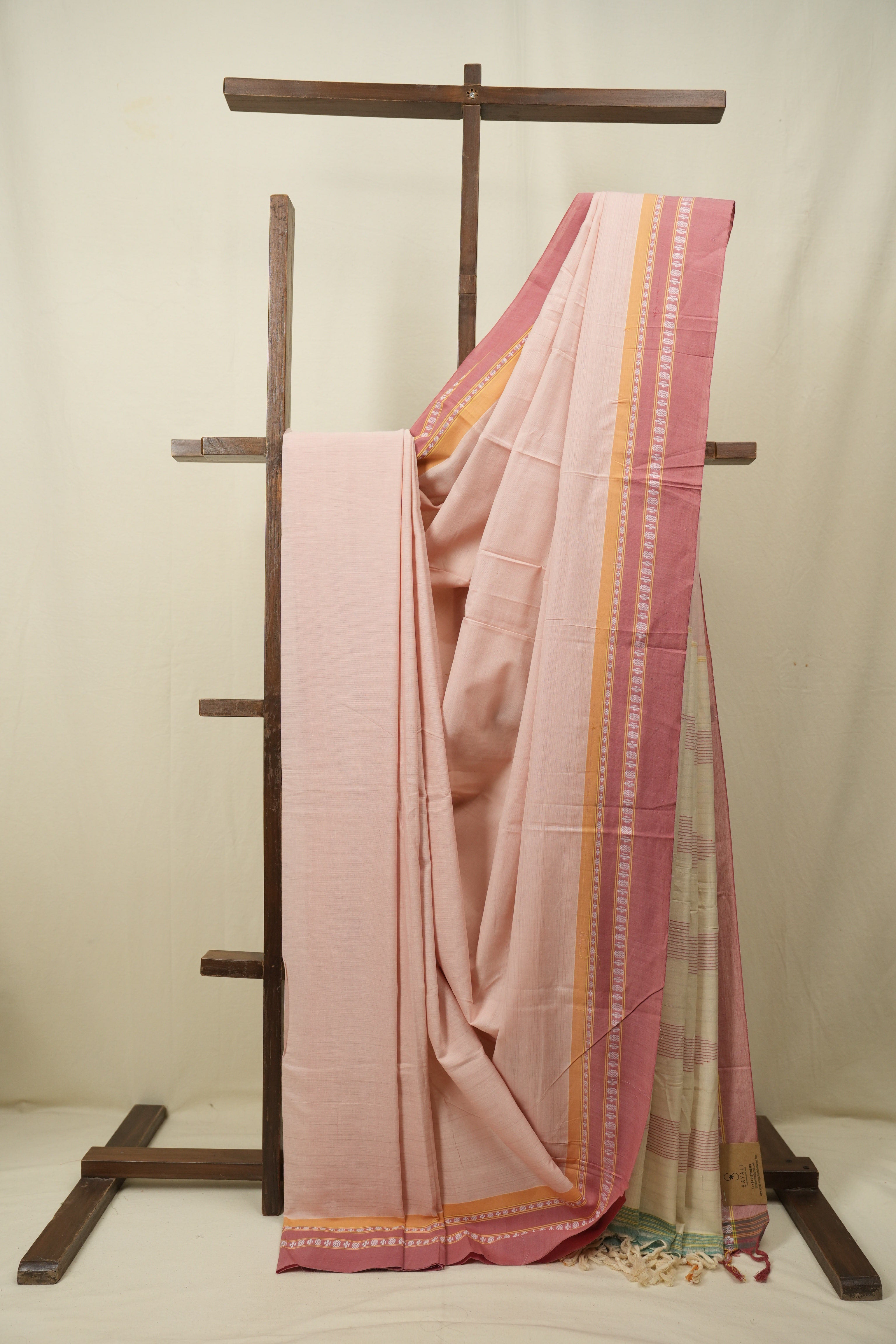 Pink Cotton IIkal Saree - SRPCIS1110