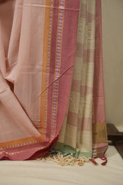 Pink Cotton IIkal Saree - SRPCIS1110