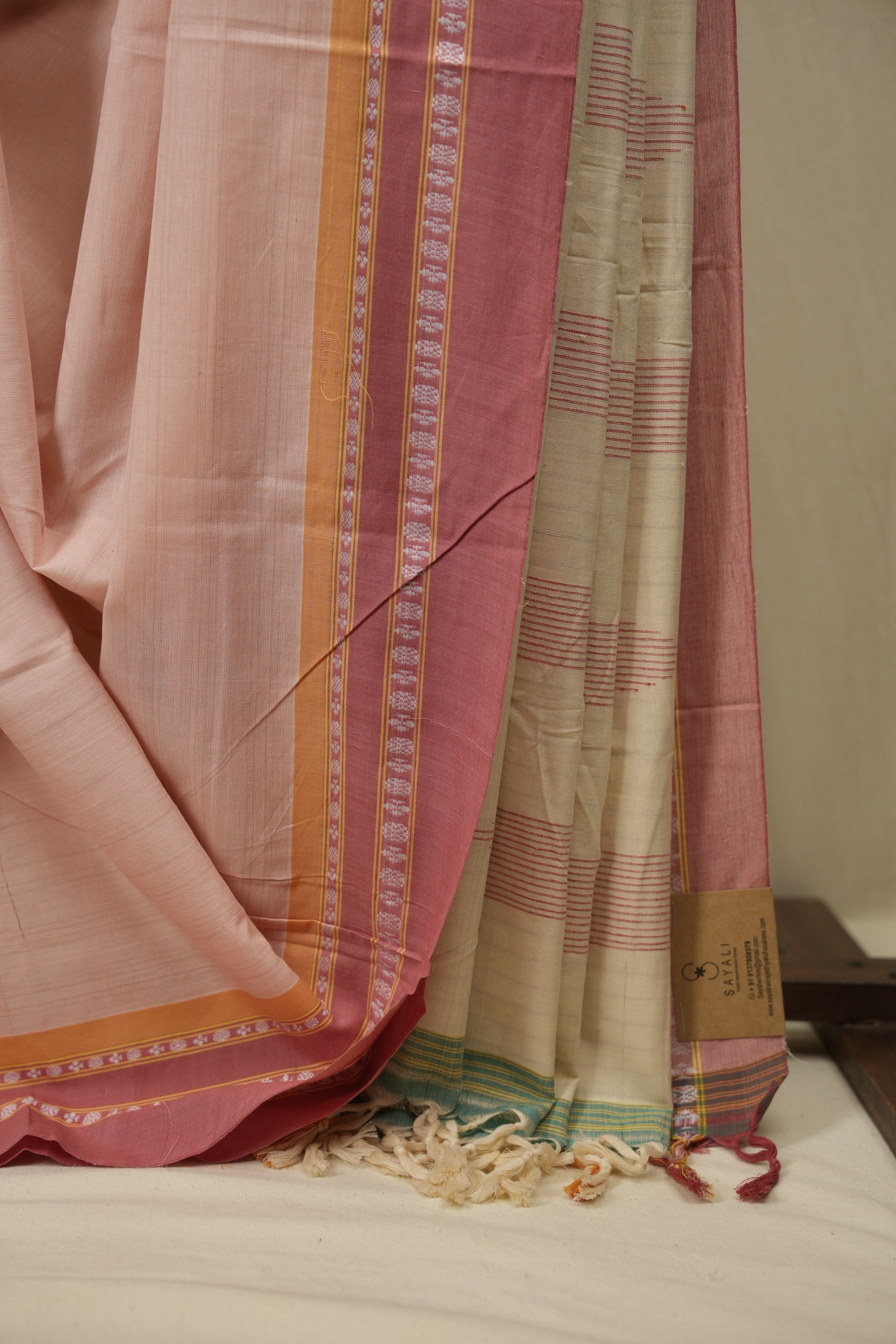 Pink Cotton IIkal Saree - SRPCIS1110